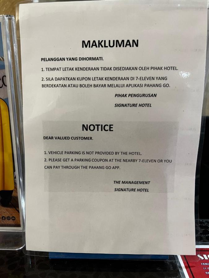 Signature Hotel Kuantan Eksteriør billede